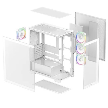 Gabinete Deepcool CG580 4F V2 Blanco 001