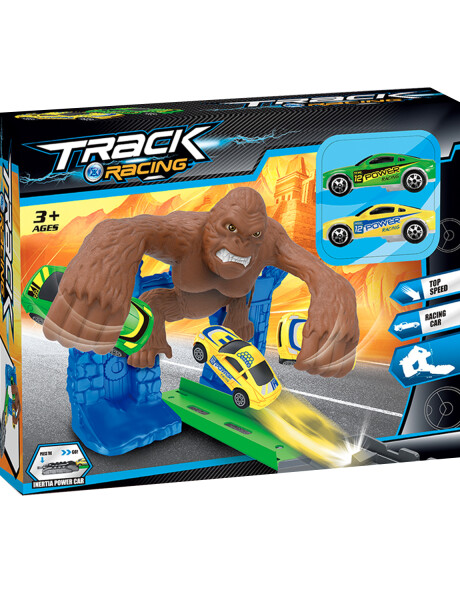 Pista lanzadora de autos Gorilla Track con 2 autos Pista lanzadora de autos Gorilla Track con 2 autos