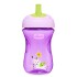 Vaso antiderrame 12 m + CHICCO violeta unicornio