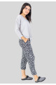 PIJAMA COMBINADO GRIS