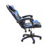 Silla Gamer De Escritorio Ergonomica Pc Gaming Tela Cuero Sintetico Imback Negro y Azul Silla Gamer De Escritorio Ergonomica Pc Gaming Tela Cuero Sintetico Imback Negro y Azul