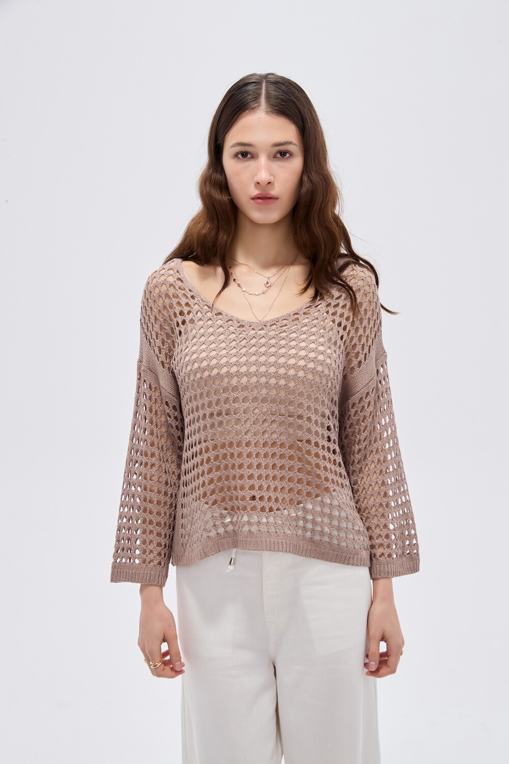 Sweater Esdren Taupe Claro