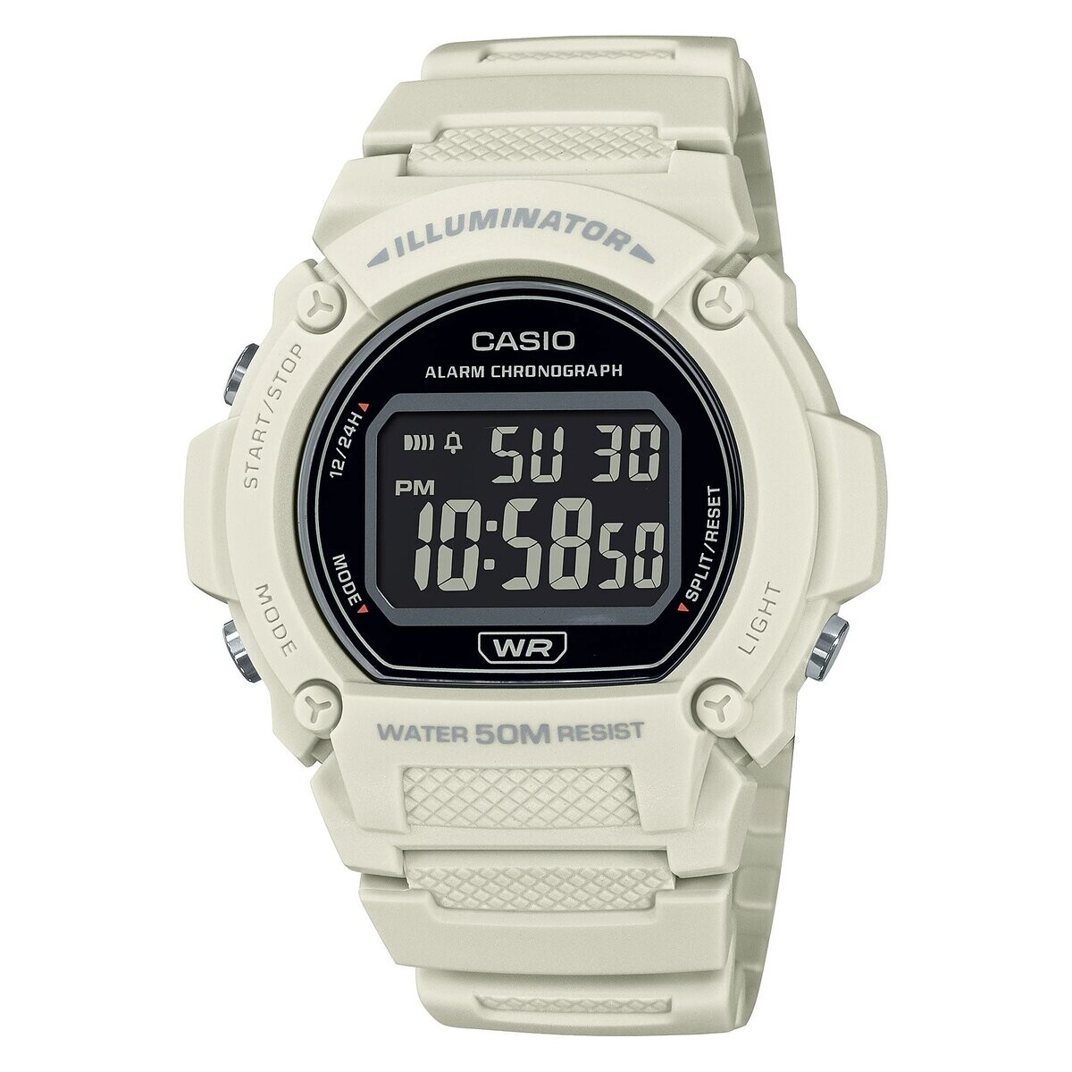 Casio Digital - W219HC-8B 