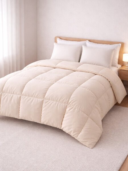 ACOLCHADO 2 PLAZAS BEIGE