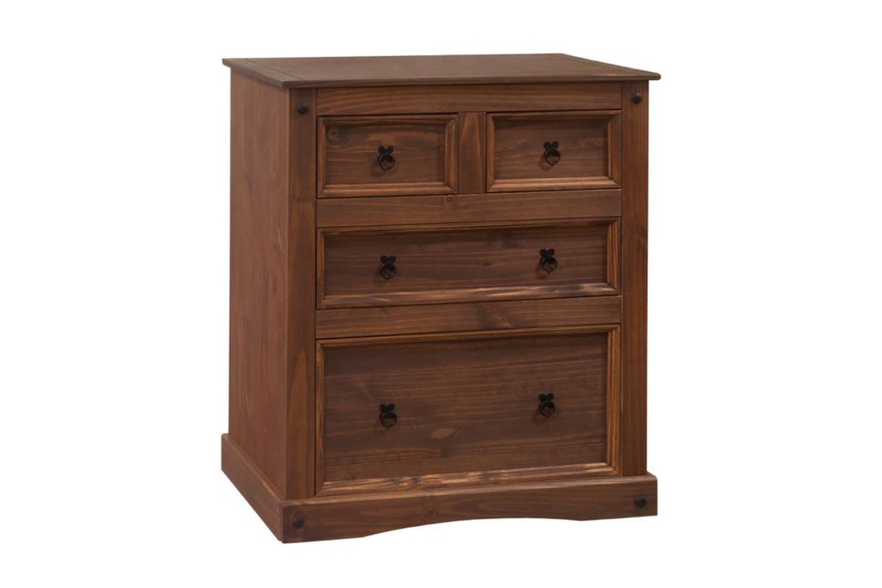 Cómoda 4 Cajones Cera Línea Mexicana CS 385 