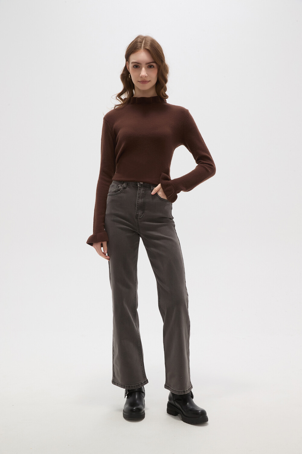 Pantalon Bay Gris Medio