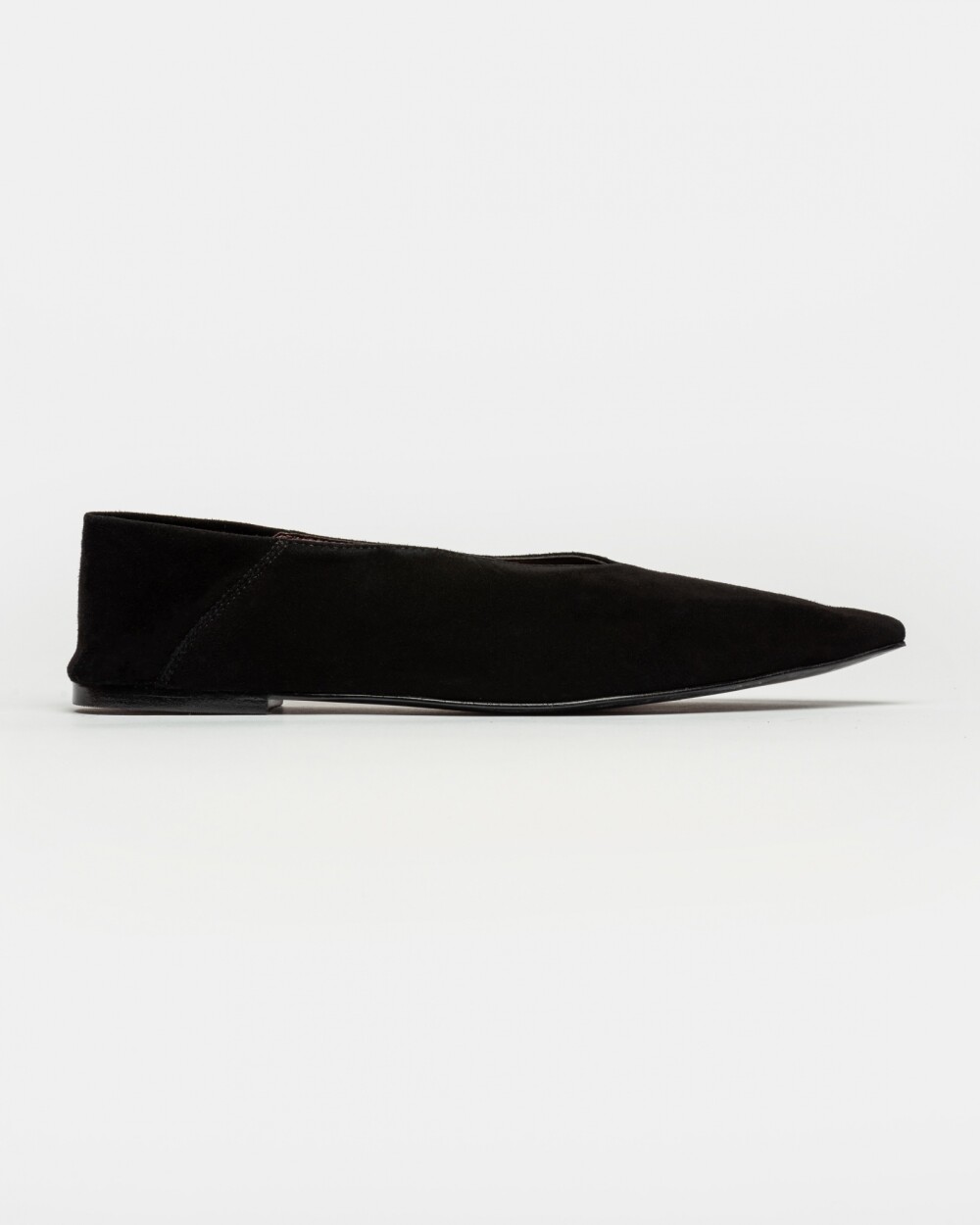 Ballerina Berta En Cuero Nobuk Negro