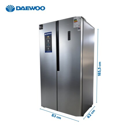 Heladera Inverter Side By Side Daewoo | 450 Litros | Color gris Heladera Inverter Side By Side Daewoo | 450 Litros | Color gris