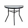 Imagen de Mesa De Jardín De Vidrio Templado Esmerilado RUSTICO SC-090 - Negro