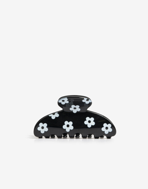 Broche Flores Broche Acrílico Con Flores - Combinacion Bicolor