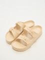 Sandalia Zhou Beige Claro