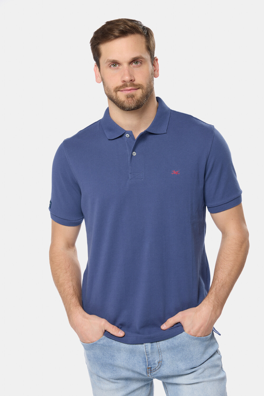 REMERA POLO LISA PIQUÉ Piedra