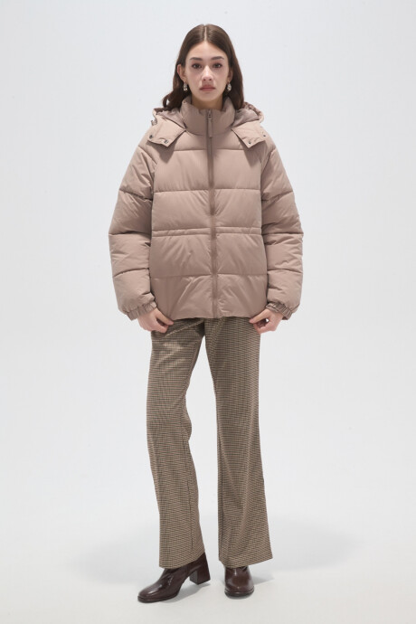 Campera Calda Taupe Claro