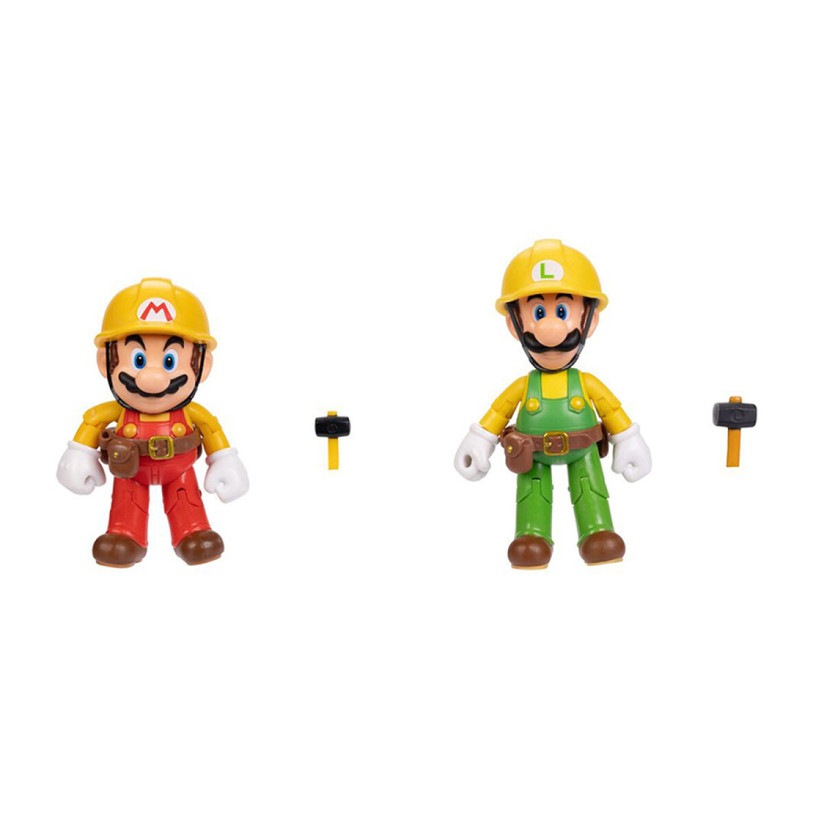 Figura Super Mario 2PK - Builder Mario & Builder Luigi 