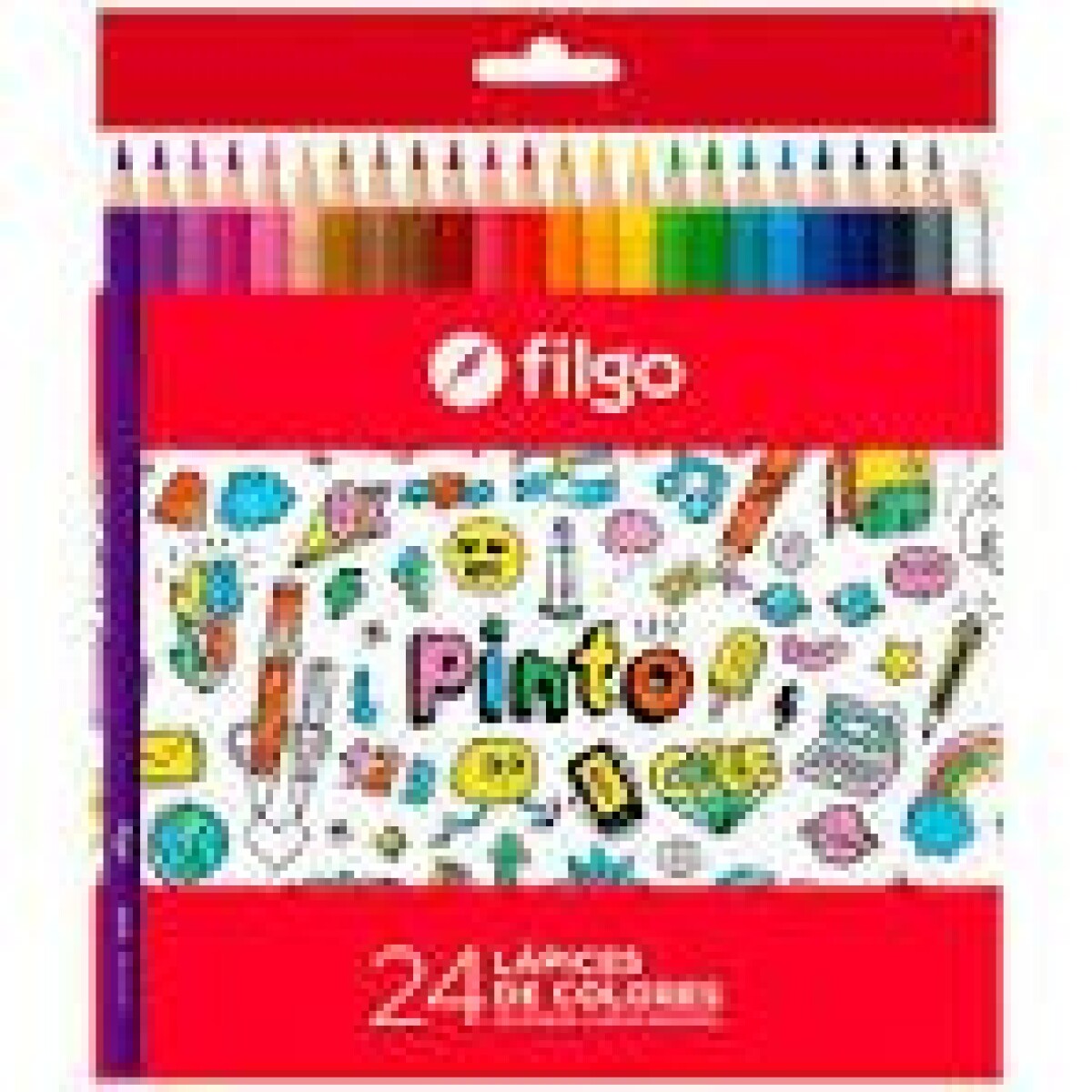 LAPICES COLORES PINTO LARGOS X24 FILGO 
