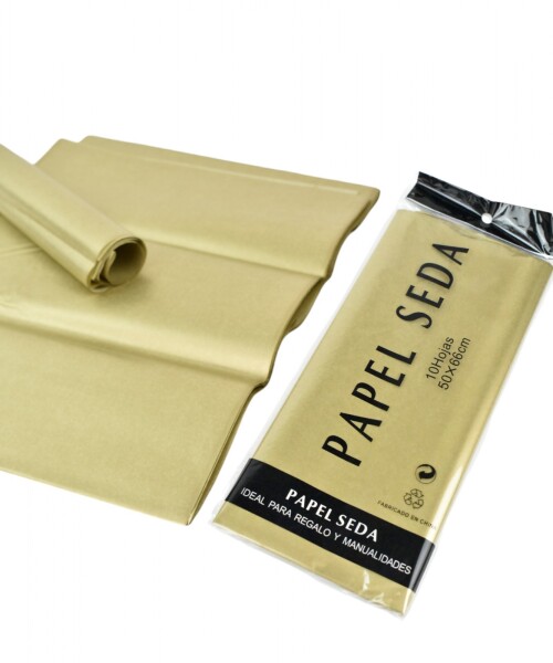 Papel Seda 50x66 cm ORO