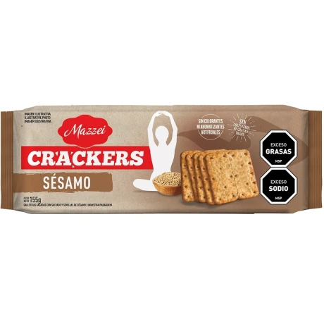 GALLETA MAZZEI SESAMO 155G GALLETA MAZZEI SESAMO 155G