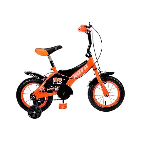 BICICLETA INFANTIL KOVA TWISTER RODADO 12 Naranja/negro