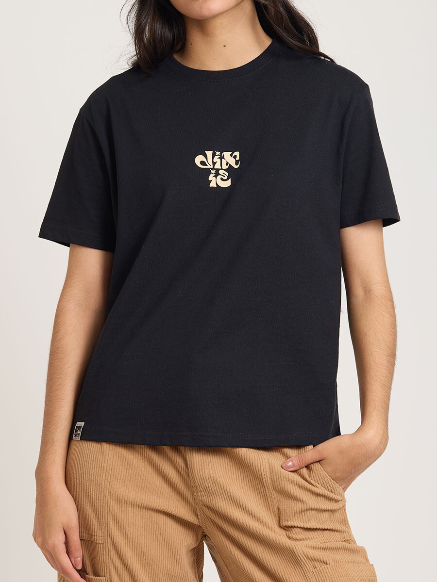 T-SHIRT YVETTE DIXIE - Negro 