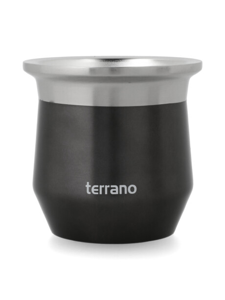 Mate Acero Flap Negro Metalizado