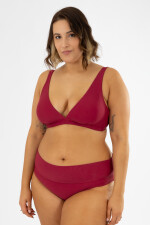Top queen liso Plum