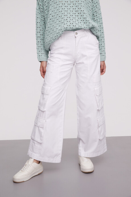 Pantalon Nickies Blanco