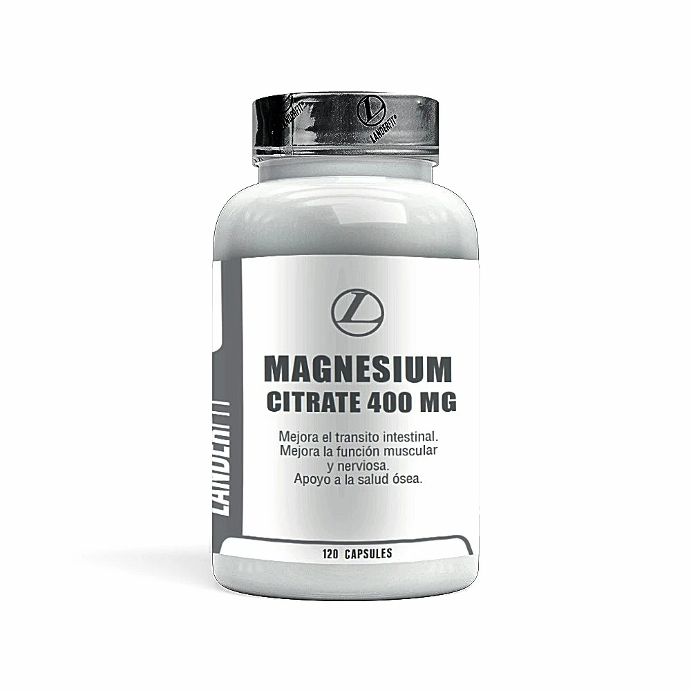 CITRATO DE MAGNESIO 400MG X 120 CAPS