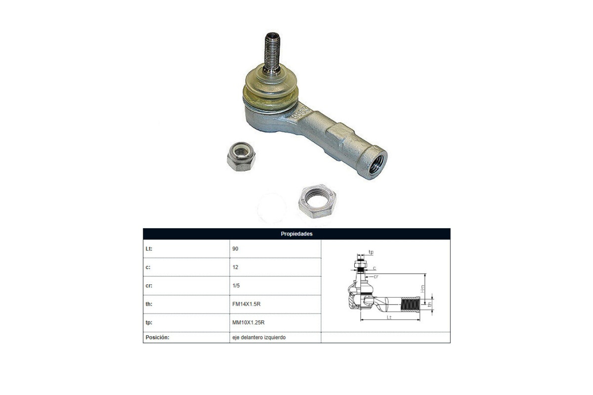 Puntero Renault Twingo/Scenic/Clio/Symbol/Kangoo/Megane 96-25 Izq Puntero Renault Twingo/Scenic/Clio/Symbol/Kangoo/Megane 96-25 Izq