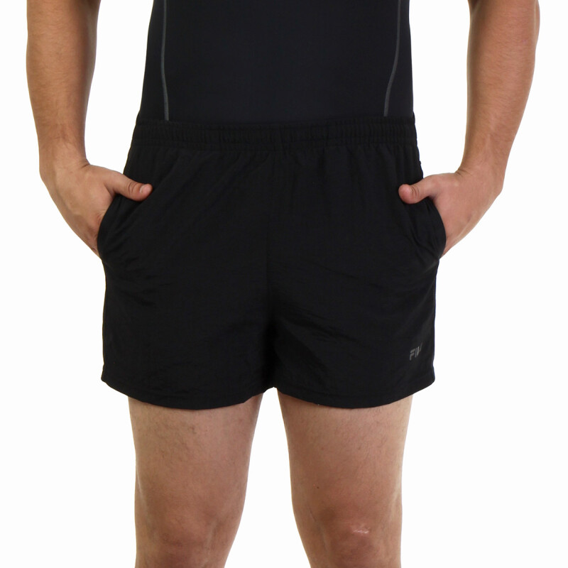 Fila Shorts Masculino Essential - Black-merge Negro-gris