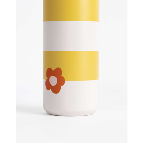 Botella Metálica Rayada Combinacion Multicolor