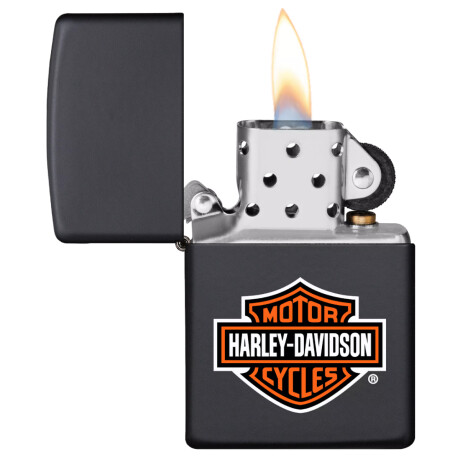 Encendedor Zippo Negro C/Diseño 0