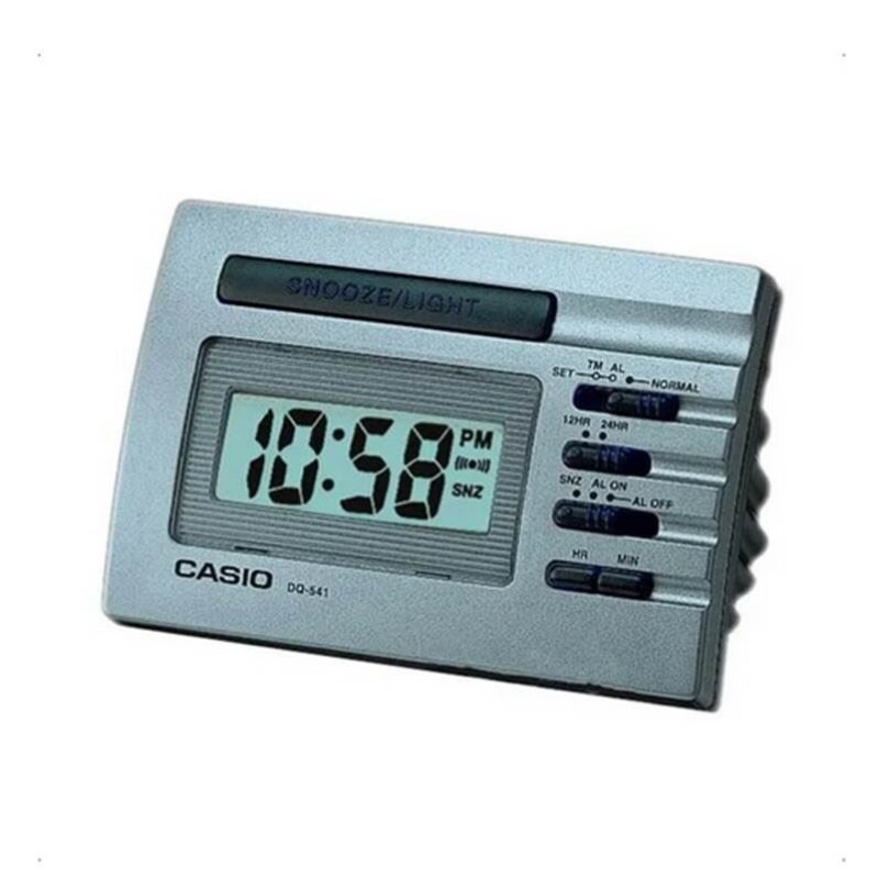 Reloj Despertador Casio DQ541D-8RDF color gris Reloj Despertador Casio Dq541d-8rdf Color Gris