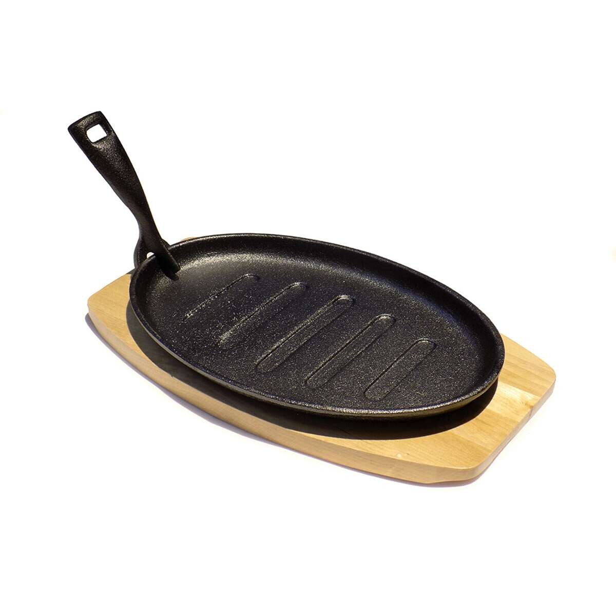 Plancha Gril Oval D27.5*17.5Cm - Hierro C/Base Mader 