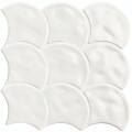 PORCELANATO SCALE GLOSS WHITE "A" 30.7X30.7 CM Porcelanato Scale Gloss White "a" 30.7x30.7 Cm