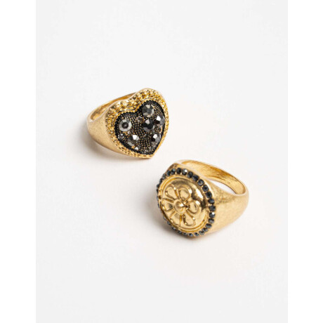Sets Anillos Barroco Dorado Antique Gold