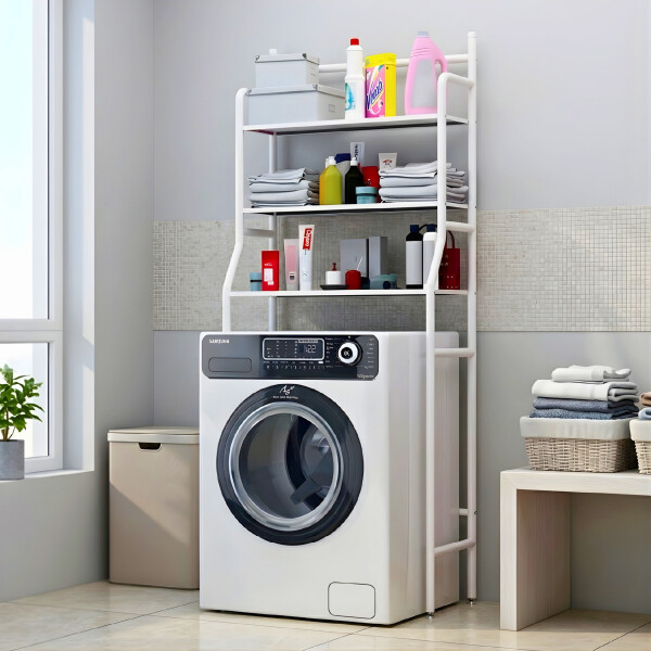 Mueble Organizador Estantes Sobre Lavarropas Metal Baño Mueble Organizador Estantes Sobre Lavarropas Metal Baño