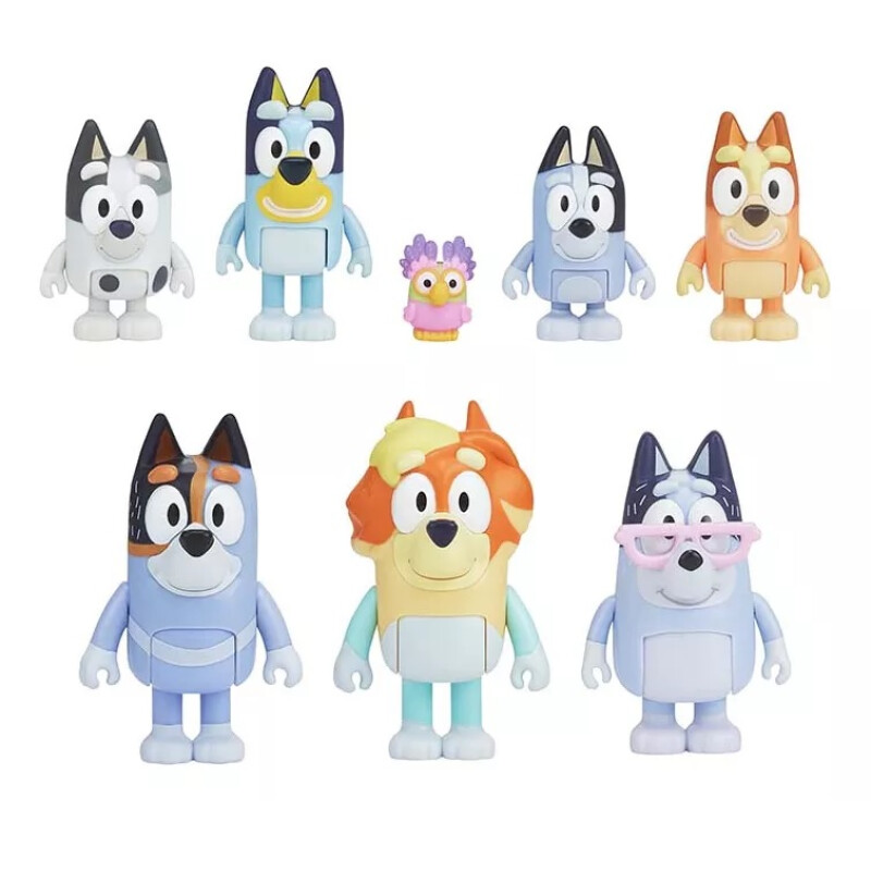 Bluey Extended Heeler Family Pack Figuras Bluey Extended Heeler Family Pack Figuras