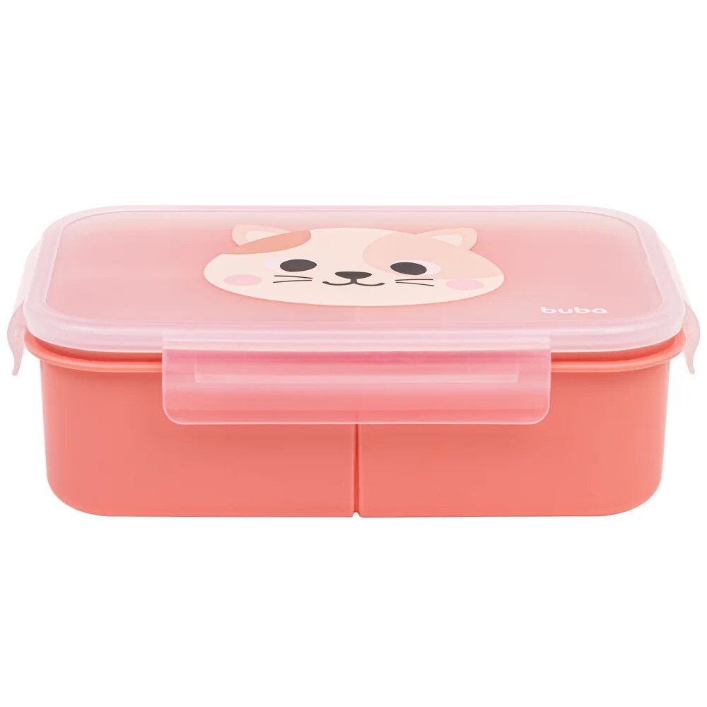 Tupper Lunchera divisiones FLY BUBA gatita