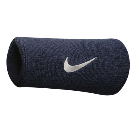 Muñequeras Nike Swoosh Doublewide Wristbands Unisex Azul