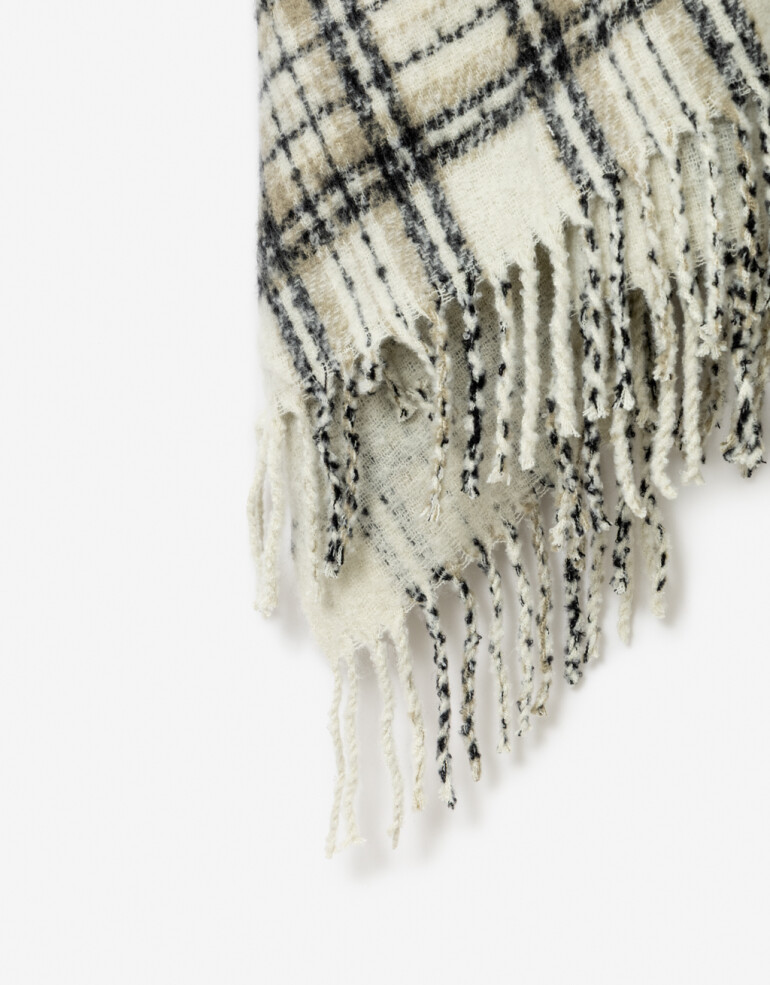 Ponchos Poncho Estampado - Combinacion Multicolor