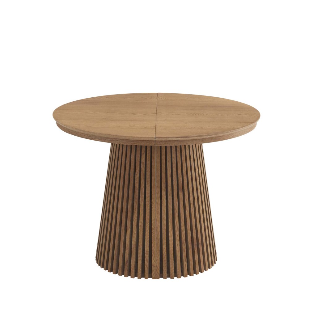 MESA DE COMEDOR EXTENSIBLE MDF NATURAL-BEIGE ALMA