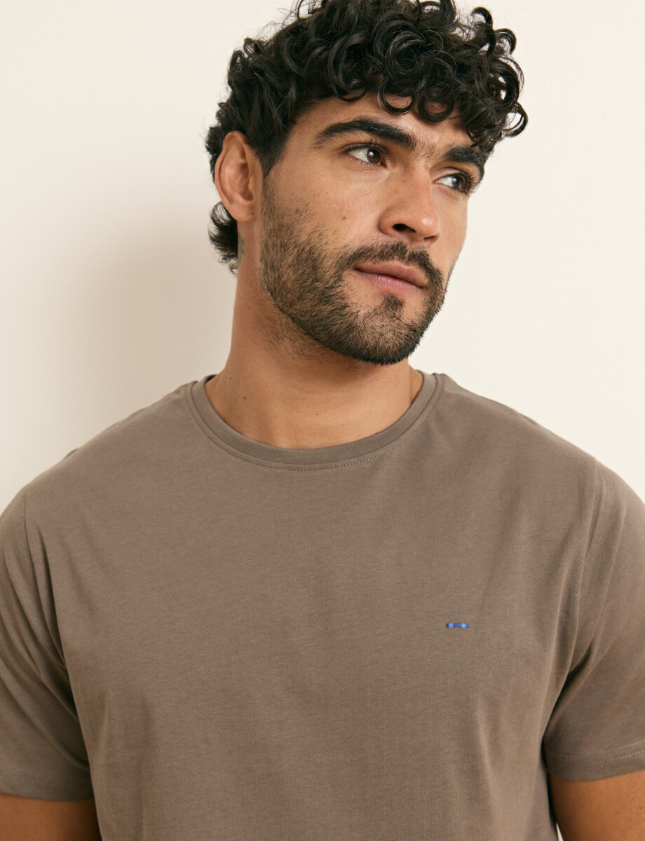 520658 T-SHIRT HARRINGTON LABEL Kaki