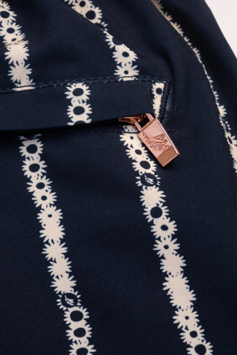 FLORAL STRIPE CLASSIC Blue