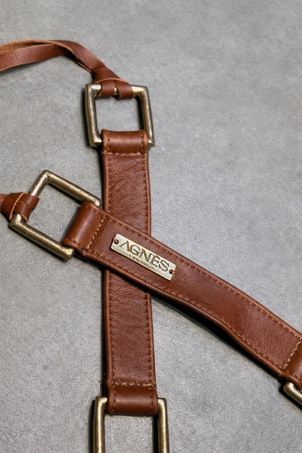 Square Belt Camel