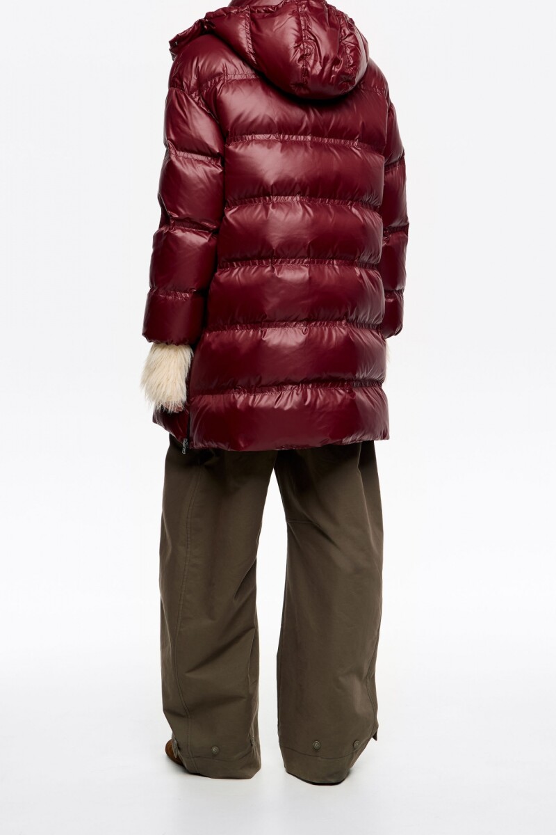 ABRIGO ACOLCHADO Bordo