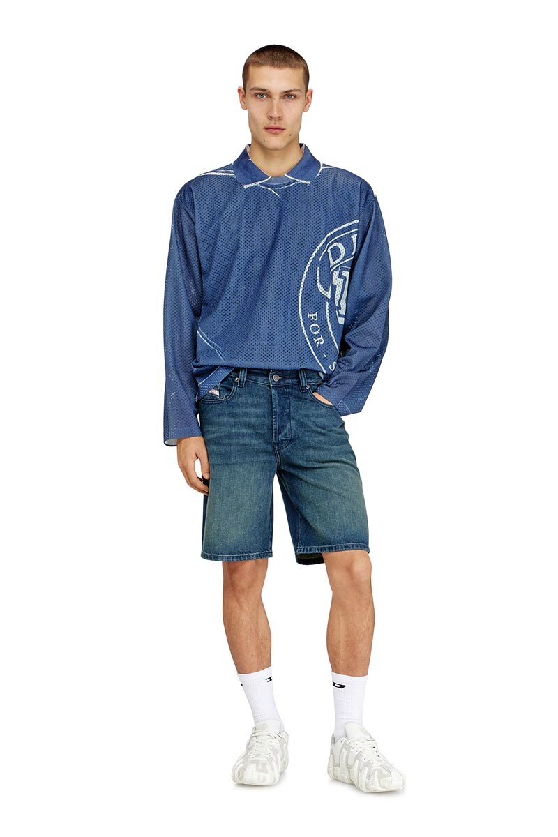 Short Para Hombre Regular Azul