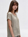 Blusa Marixa Verde Grisaceo