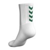 MEDIAS JUEGO ALGODON 3/4 BLANCO/VERDE