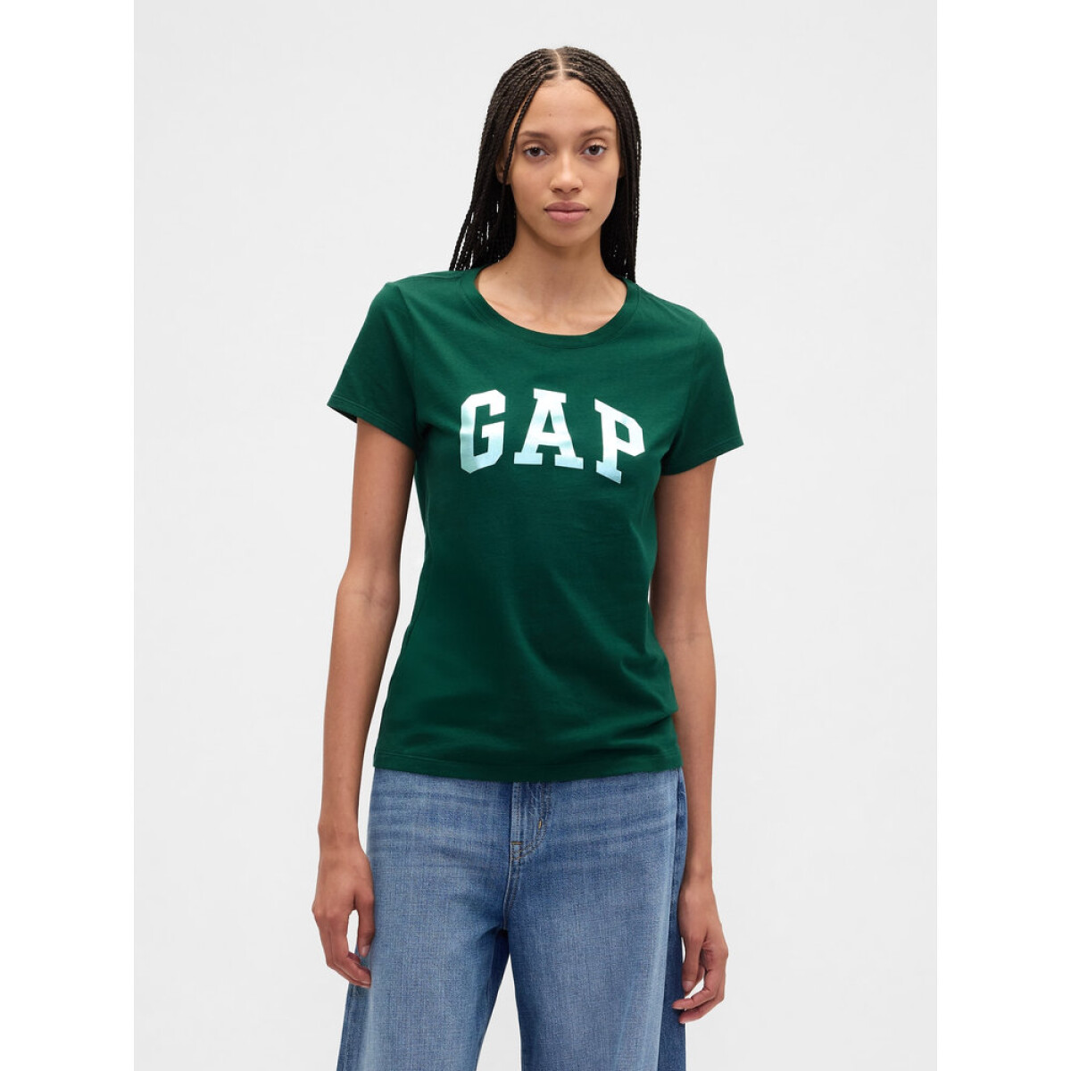 V-SS LOGO CLASSIC TEE - EVERGREEN GLAMOUR 