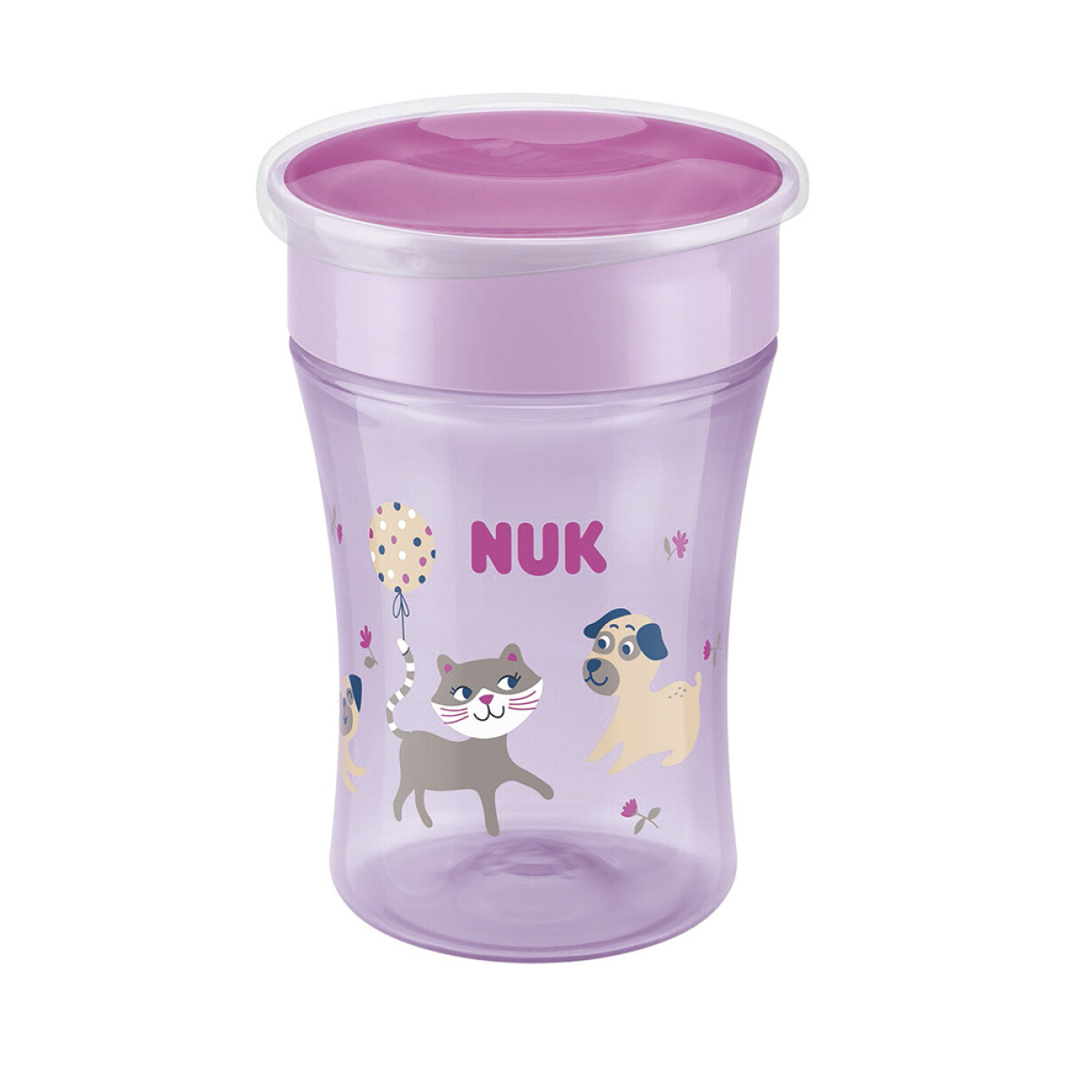 Vaso Nuk Magic Cup +8m Rosado 230 Ml. 